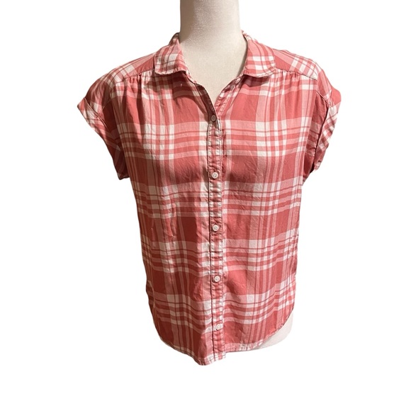 Kuhl short sleeve button up plaid shirt - Picture 2 of 14